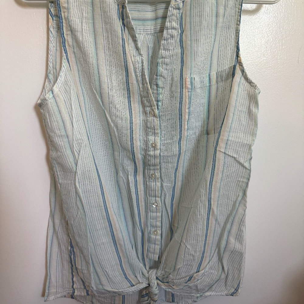 Joie tie front summer blouse